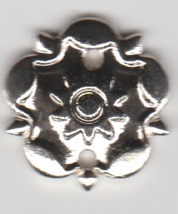 Silvered Rosette for South Atlantic medal full size medal emblem - Click Image to Close